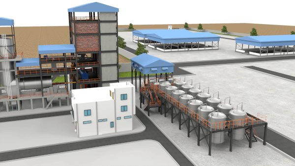 Factory Modeling simulation and architectural designer